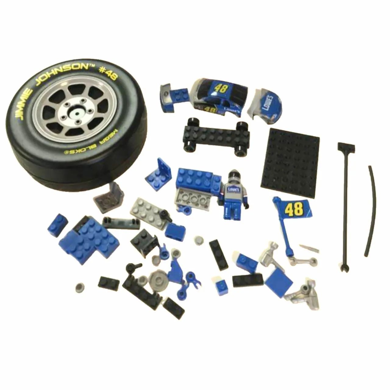 Mega Bloks NASCAR Jimmie Johnson #48 Lowes (importado)