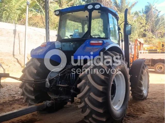 TRATOR PNEU NEW HOLLAND T6 110 120CV  - Foto 4