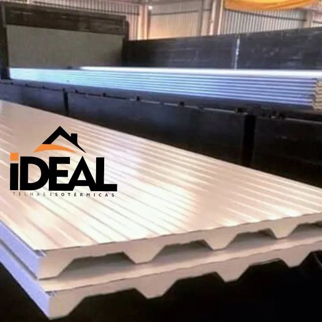 Telha Térmicas Aço Reto Branco - Ideal Telhas  - Foto 5