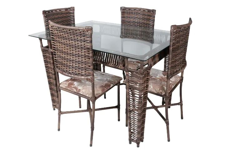 Mesa de Junco de 4 Lugares - Até 10x sem juros