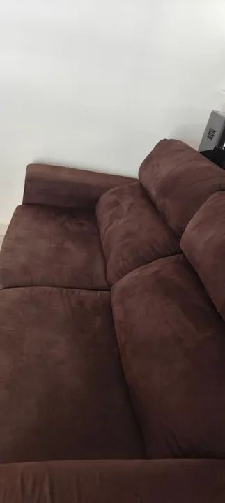 Sofá retrátil e reclinável com chaise - Foto 3