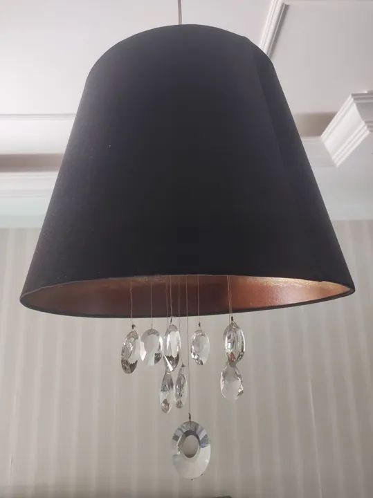 Lustre Moderno com Pingentes de Cristal - Foto 3