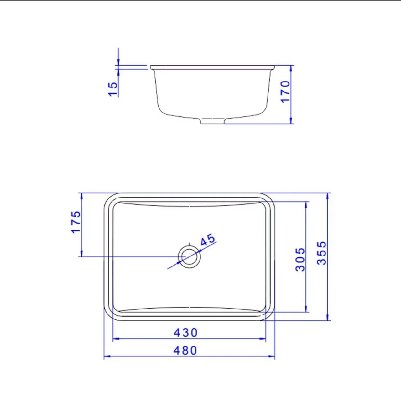Cuba de Embutir Deca L375 Retangular Branco Gelo  - Foto 2
