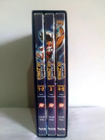 Dvd Os Cavaleiros do zodíaco box 1 temporada guerra galáctica