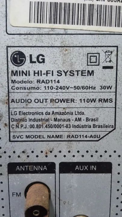 Som LG Mini System RAD114 - Foto 2