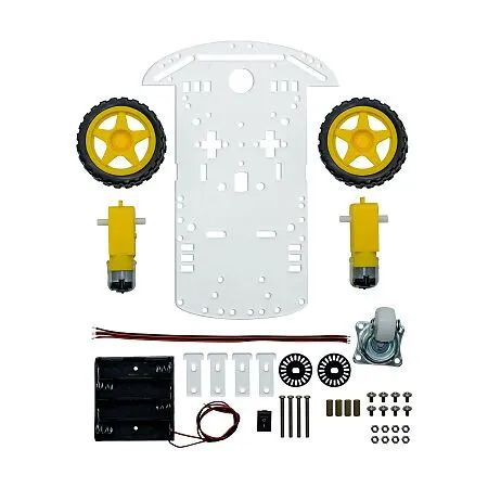 Kit Chassi (plataforma) para Robô 2WD - Acrílico - Foto 2
