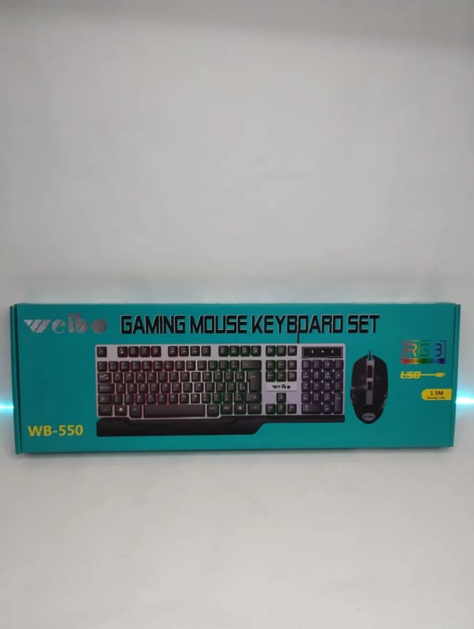 Teclado e Mouse Gamer RGB - Webo WB-550