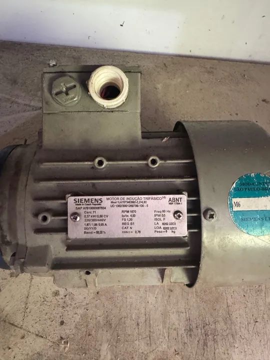 3 motores trifásicos  - Foto 2