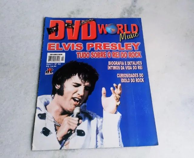 Revista DVD World Music / Elvis Presley - Tudo sobre o Rei do Rock / Ano 1 - n°2