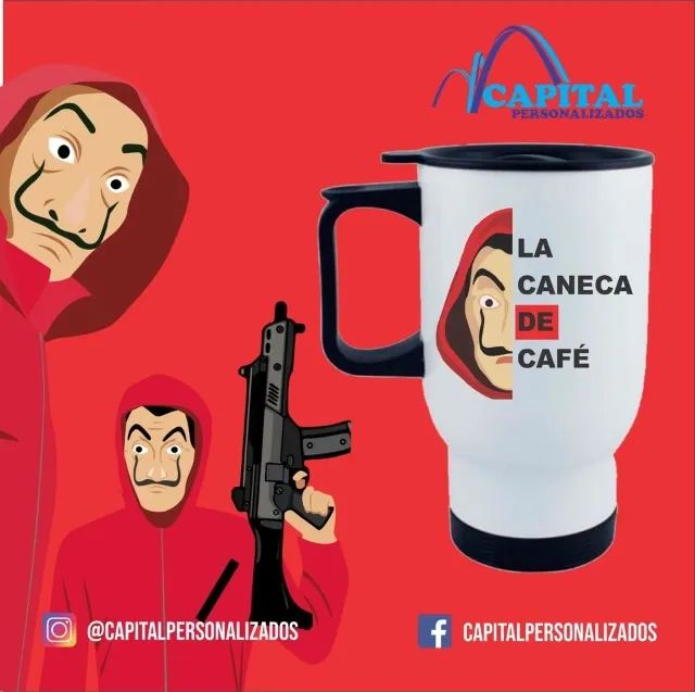 caneca termica inox personalizada - Foto 5