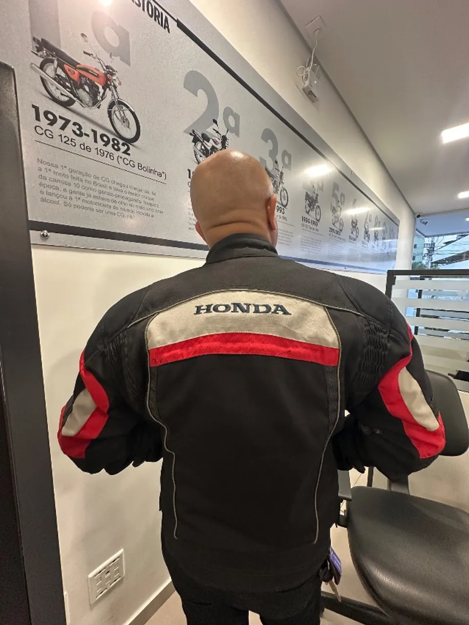 Jaqueta moto honda