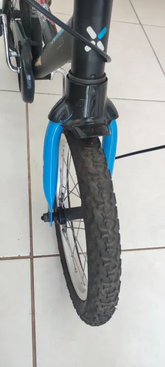 Bicicleta Infantil Aro 16 Pirabike Btwin - Usada - R$300 - Foto 2