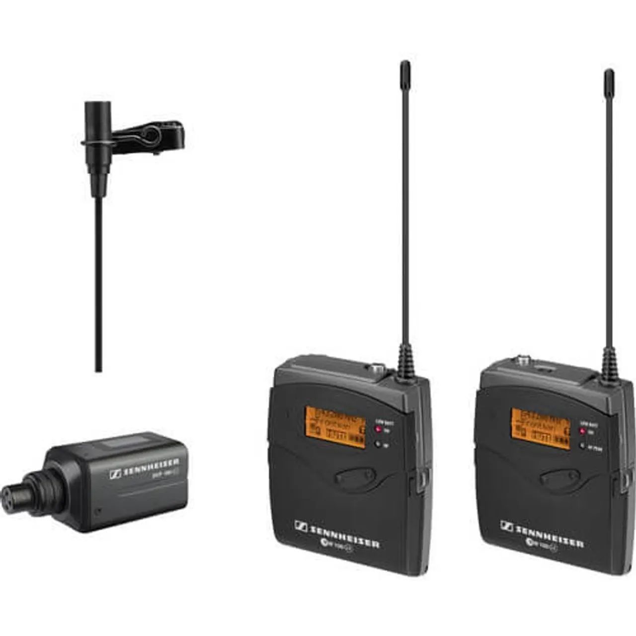 Kit Microfone Lapela ME2 Sennheiser EW 100-ENG G3-G Wireless XLR Conversor<br>