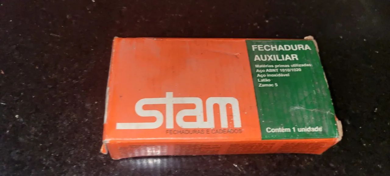 Fechadura auxiliar tetra stam nova na caixa . - Foto 2