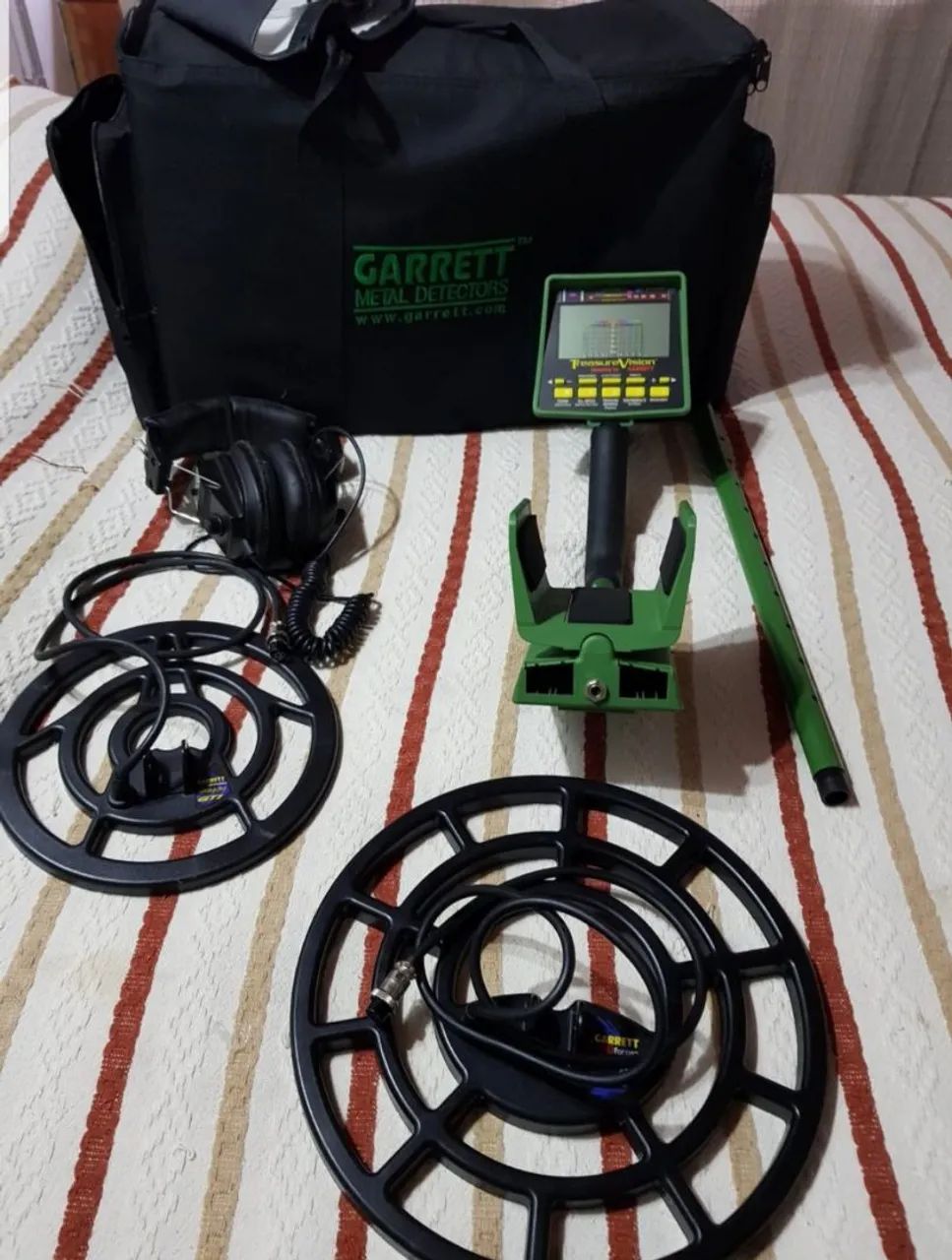 Detector de Metais GARRET GTI 2500 com 2 bobinas e bolsa de transporte - Foto 2