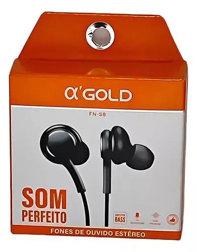 Fone de ouvido Gold Com Microfone  - Foto 3