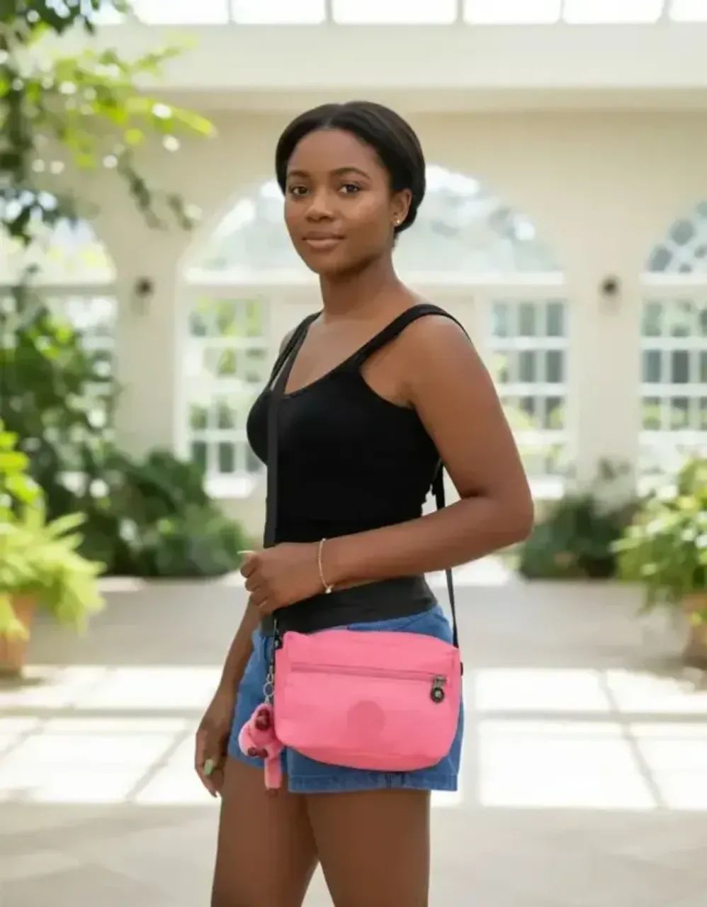 bolsa kipling original transversal com macaquinho - Foto 3