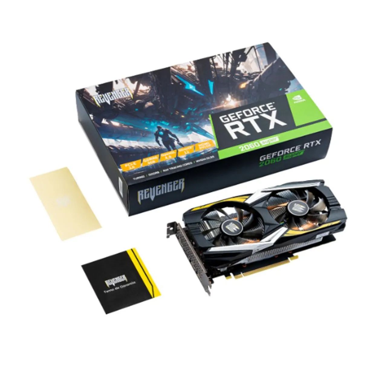 Placa De Vídeo Nvidia Geforce Rtx2060s 8gb Gddr6 Lançamento  - Foto 2