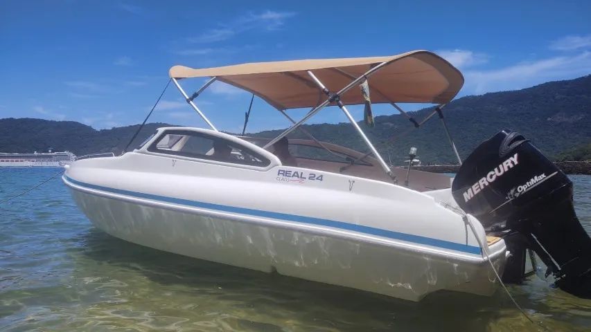 LANCHA REAL 24 2005 MOTOR OPITIMAX 200 HP 2013 - Foto 11