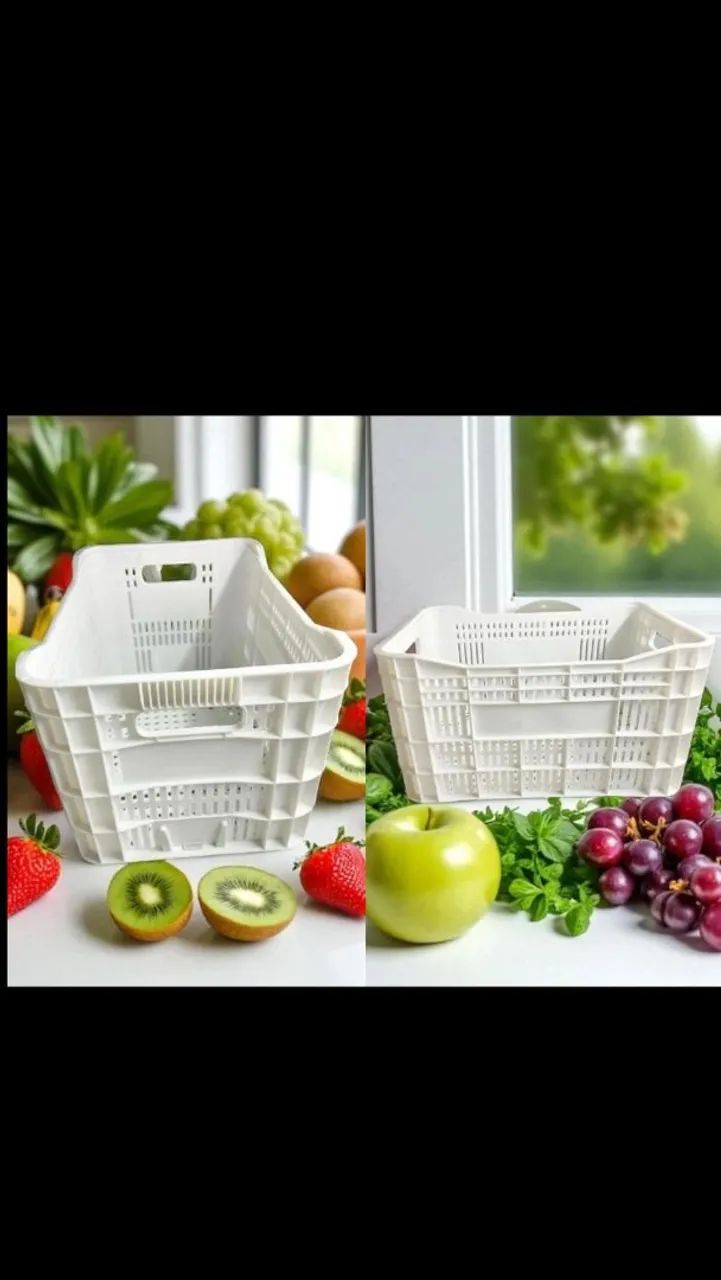 Caixa Organizadora para Frutas e Verduras Azul - Foto 3