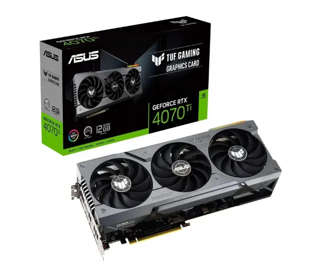 Placa de Vídeo RTX 4070 Ti Asus TUF Gaming NVIDIA GeForce