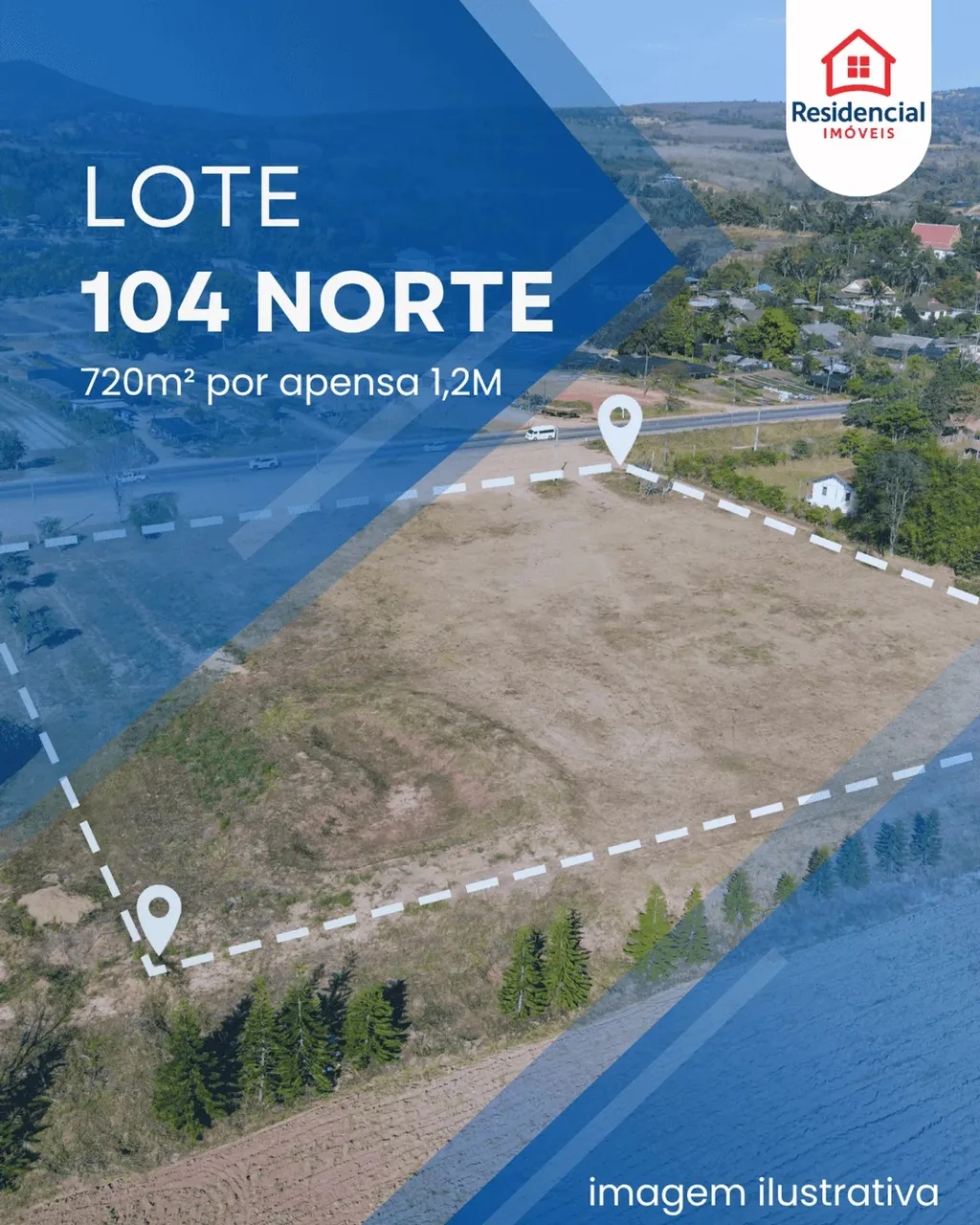 Terreno à venda, 104 Norte, Palmas, TO