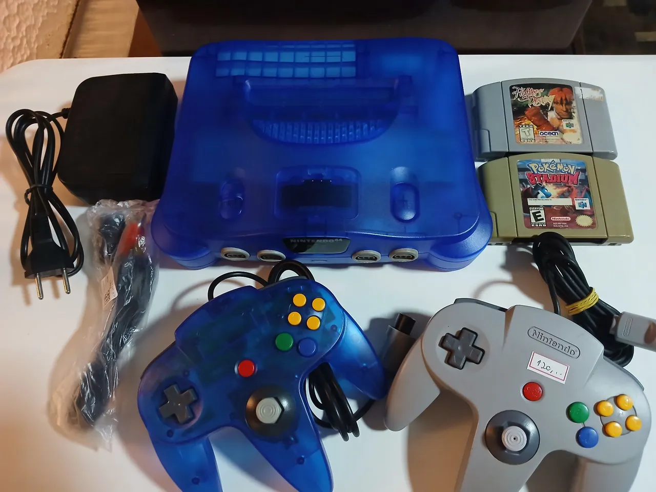 Nintendo 64 Azul com Expansion Pak