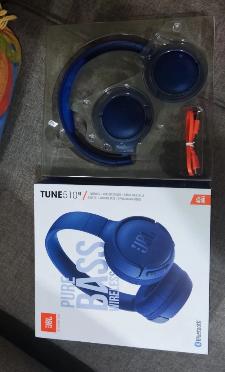 Fone de Ouvido Bluetooth JBL Tune 510BT Azul (Original, semi novo) - Foto 2