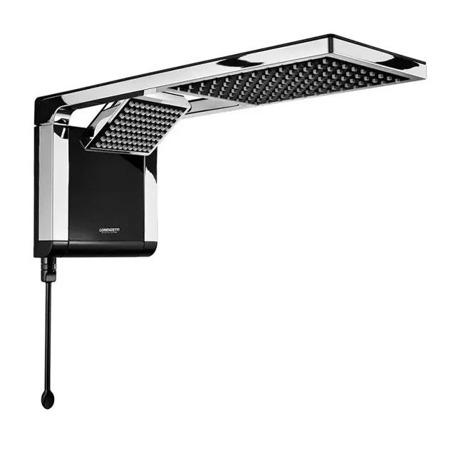 Chuveiro Acqua Duo Preto Cromado 6800w Lorenzetti - Foto 4