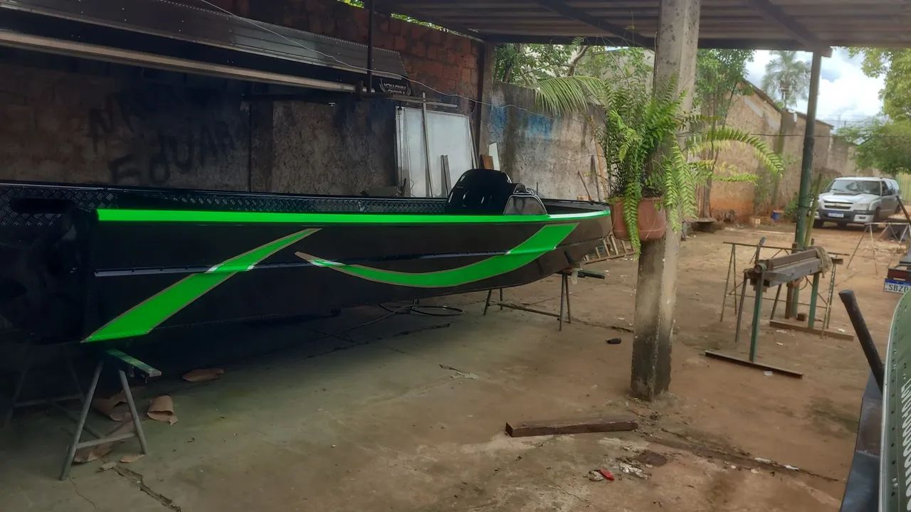 Barco de alumínio em ótimo estado! - Foto 4