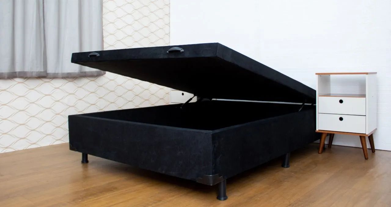 Cama Box Baú Casal e Solteiro! Novos e frete grátis 