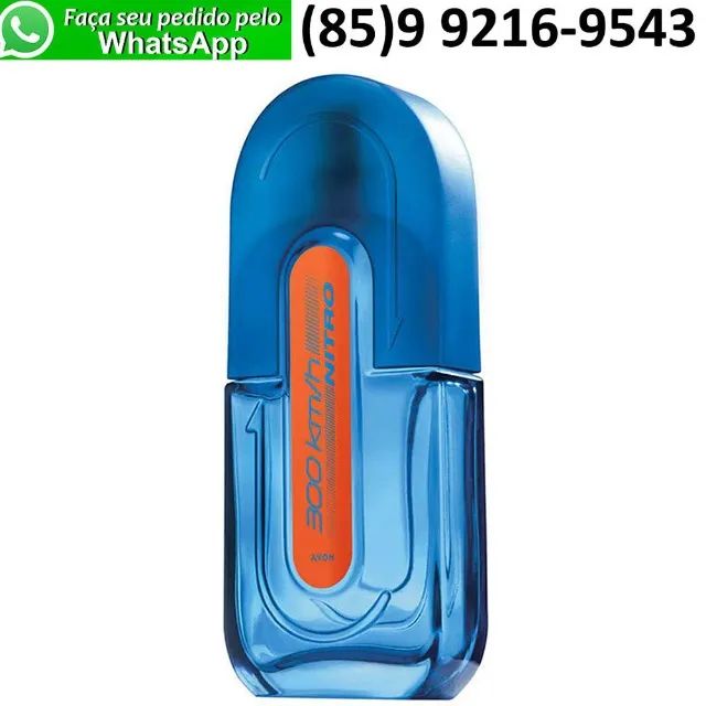 Colônia Perfume Masculino 300 km/h Nitro Avon 100ml