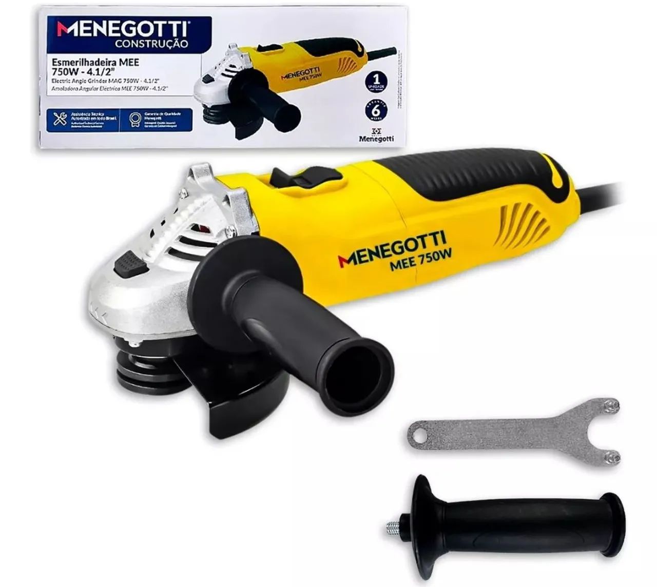 Lixadeira esmerilhadeira menegotti 750w