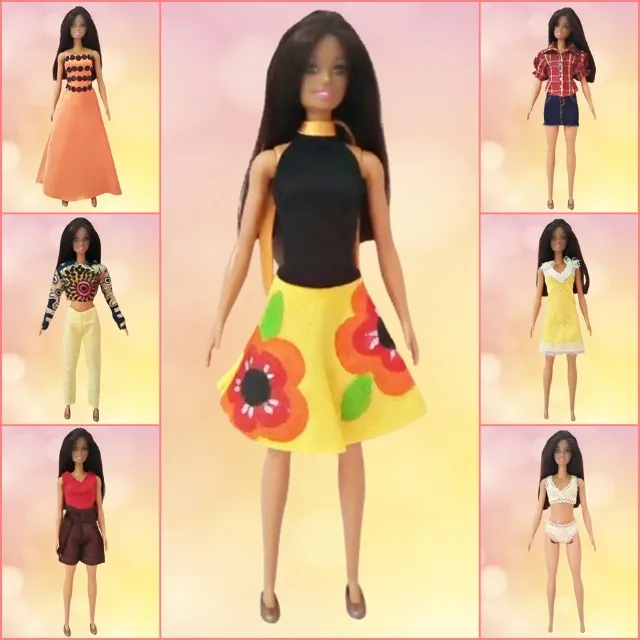 Boneca Fashionista 1/6 (30 cm) com roupas e acessórios inclusos