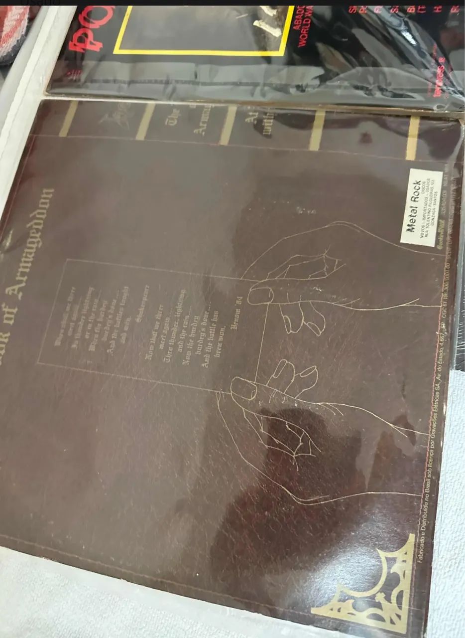 Black metal death slayer cd sepultura vinil disco rock maiden sabbath Metallica  - Foto 4