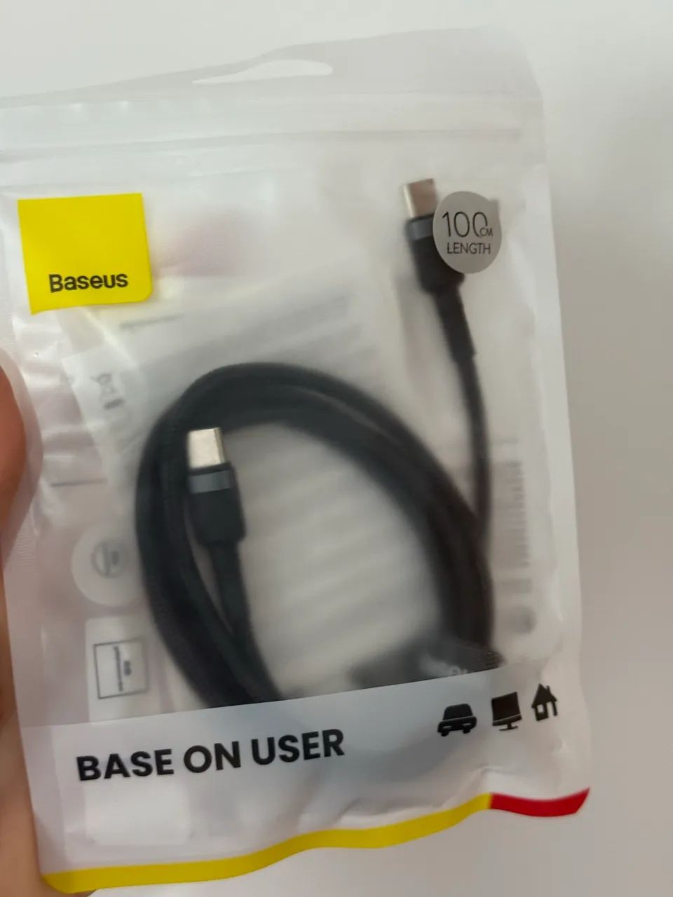 Cabo baseus USB C to USB C