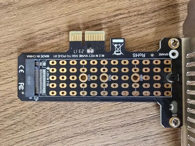 Placa PCIE para SSD M.2 - Foto 2