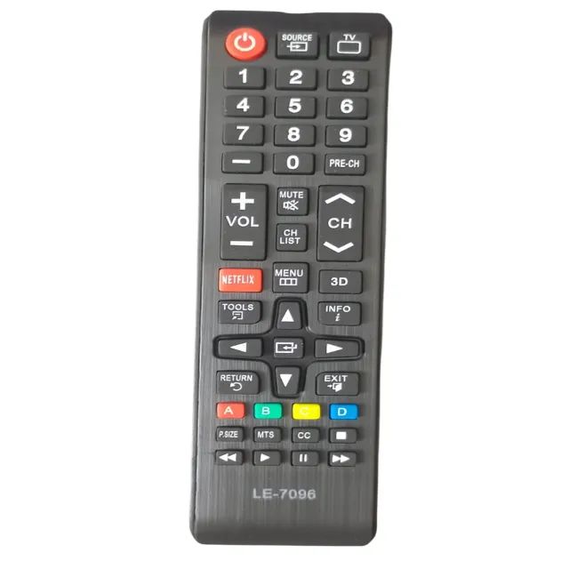 Controle Remoto Para Tv Smart Samsung 3d + Pilhas Brinde