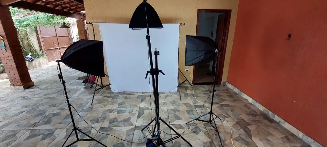 Iluminação para estúdio fotográfico