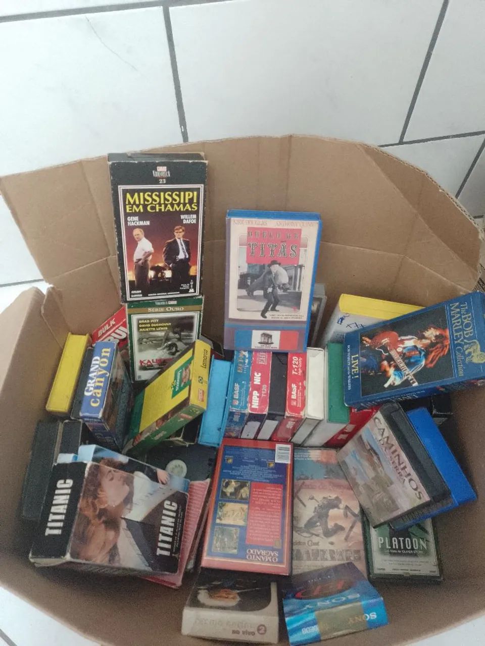 Fitas VHS diversas 