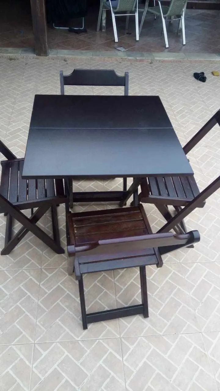 MESA BISTRÔ E DE MADEIRA PARA LOCAÇÃO  - Foto 4