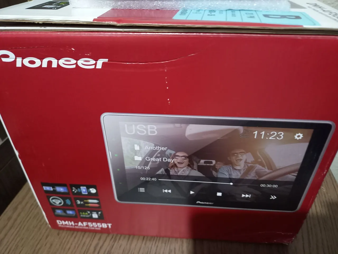 Central Multimídia Pioneer DMH-AF555BT