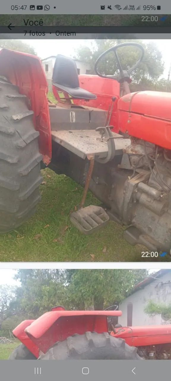 Trator massey Ferguso 95x no trab - Foto 3
