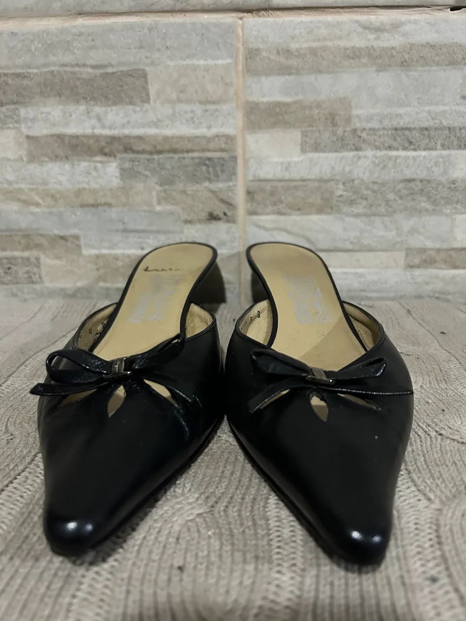 Sandália mule de couro Salvatore Ferragamo 8 - Foto 2