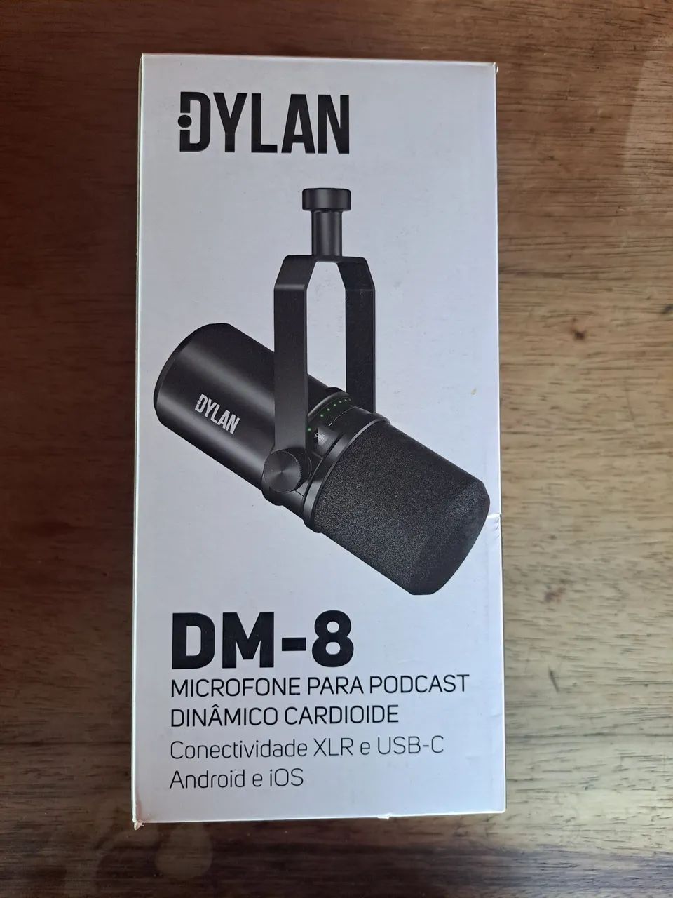 Microfone Podcast Dylan DM-8 Novo