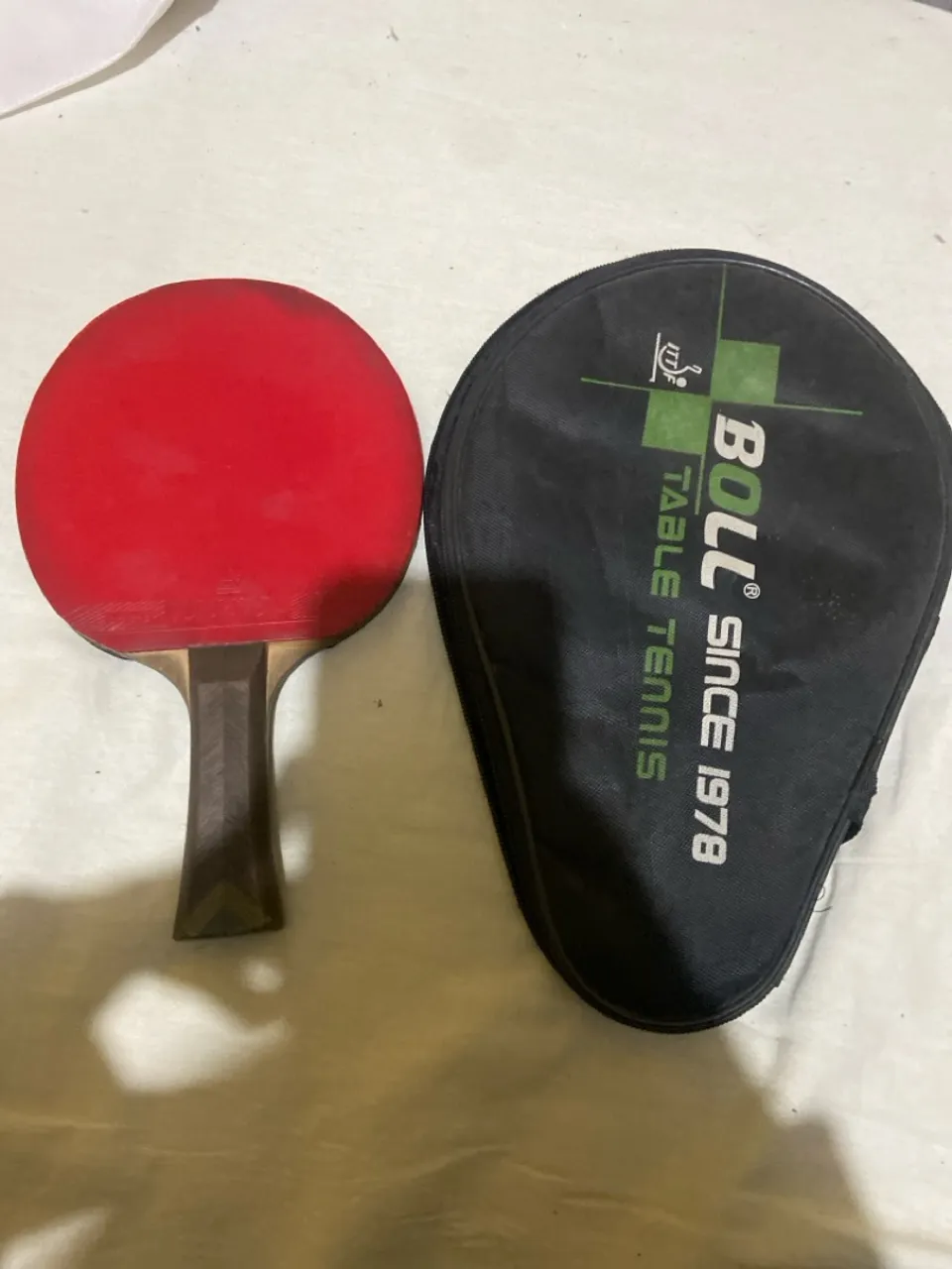 Raquete tênis de mesa com case