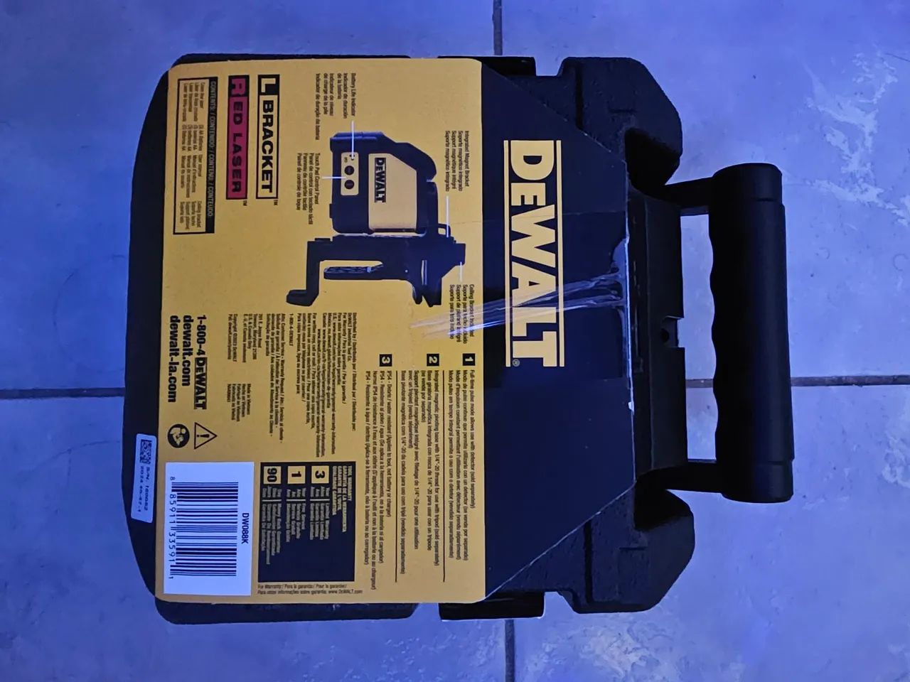 Nivel Laser Dewalt 50/165 - NOVO LACRADO - Foto 2