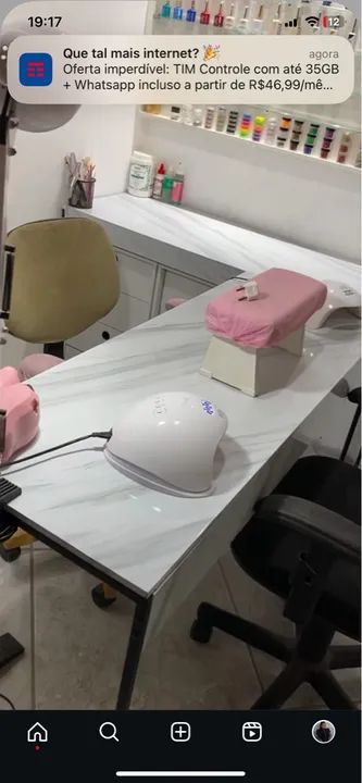 Mesa de Escritório para Salão de Beleza