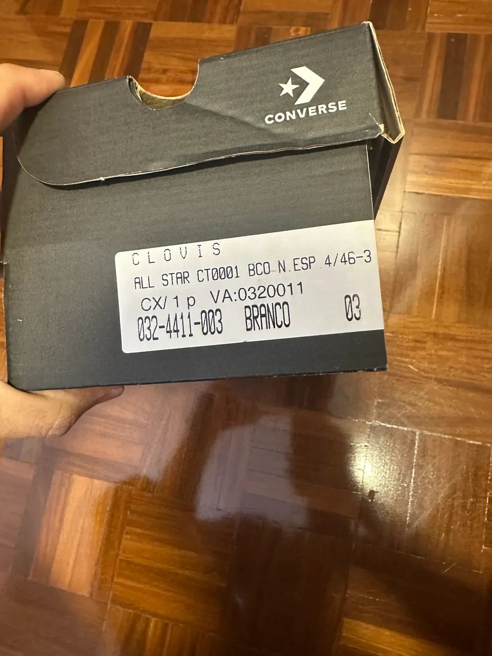 Tênis original CONVERSE All Star branco 44 - Foto 5