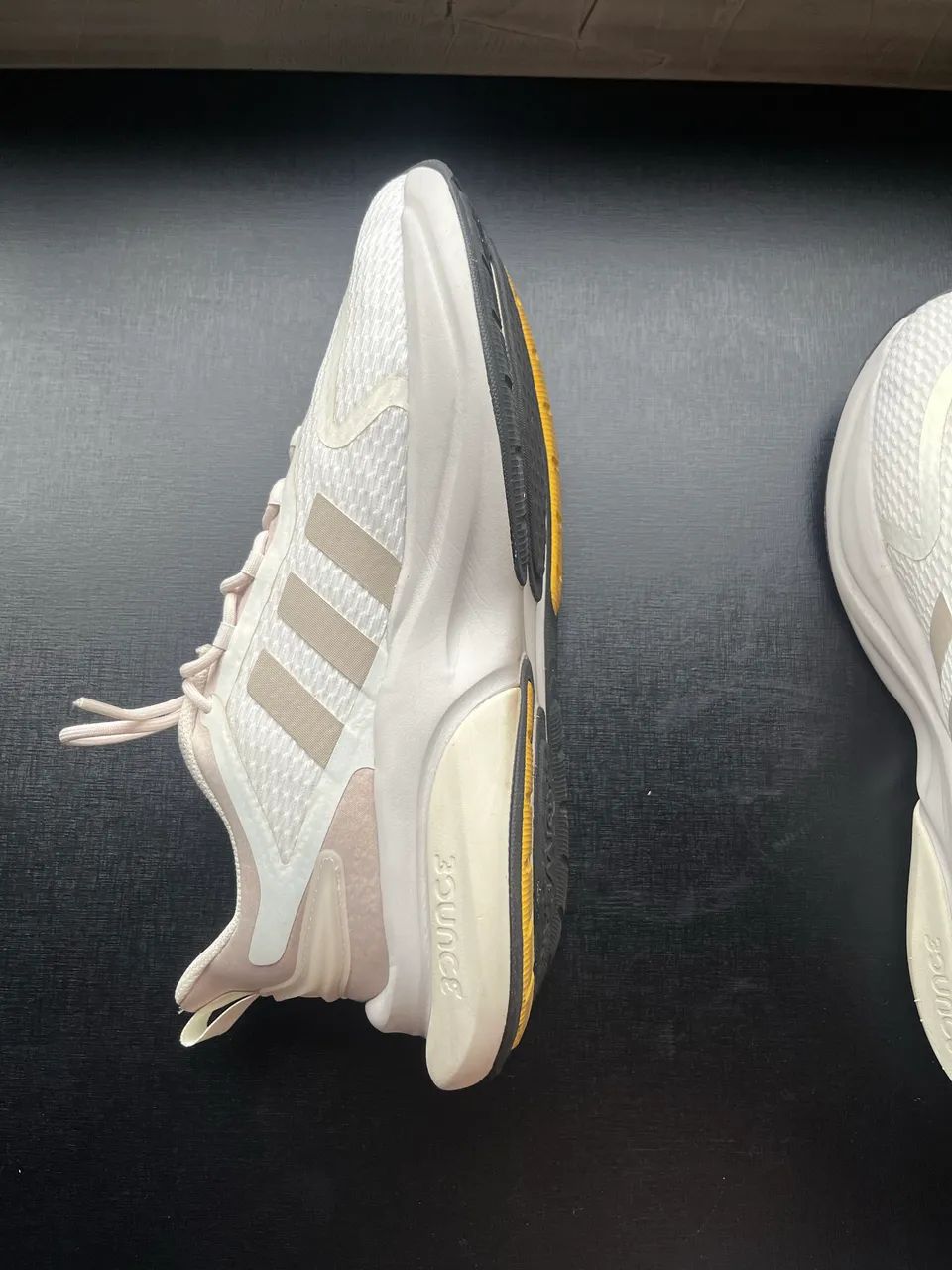Tênis Adidas Bounce Cloadfoam Bege - Foto 4